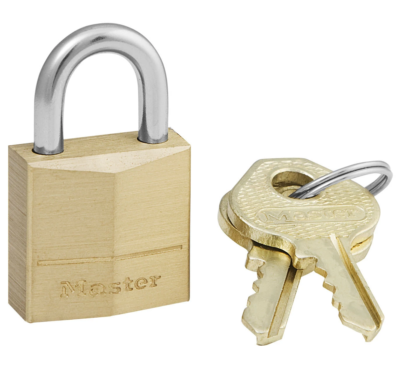 MasterLock Hangslot 20mm massief koper - beugellengte 11mm