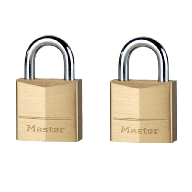 MasterLock Hangslot 20mm massief koper - beugellengte 11mm (2 stuks)