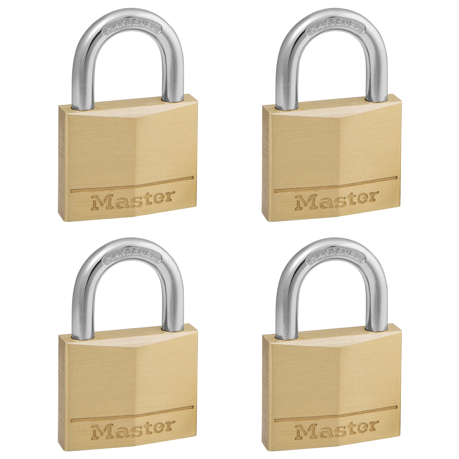 MasterLock Hangslot 40mm goud - beugellengte 22mm (4 stuks)