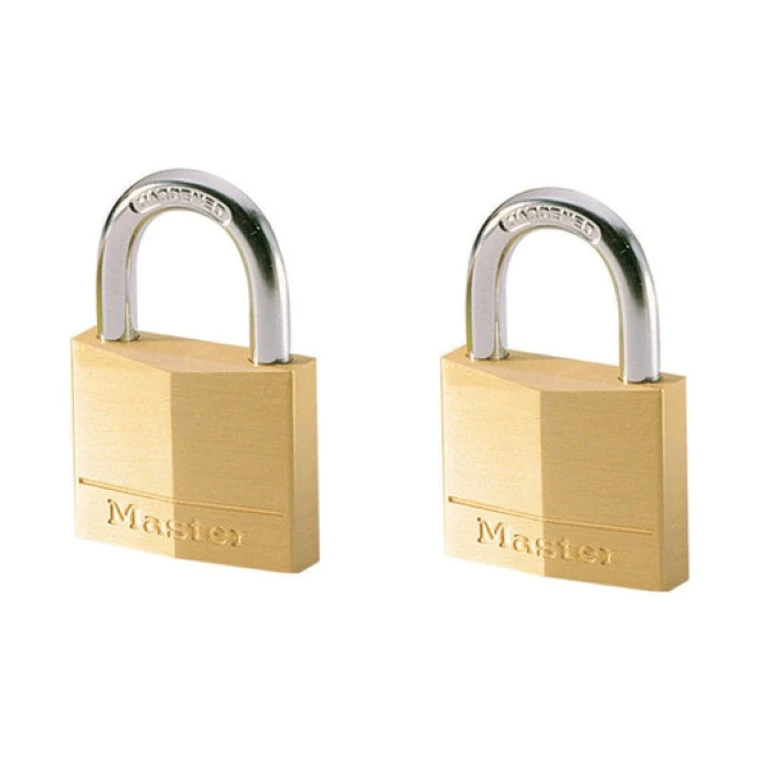 MasterLock Hangslot 40mm goud - beugellengte 22mm (2 stuks)
