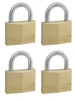 MasterLock Hangslot 50mm goud - beugellengte 25mm (4 stuks)