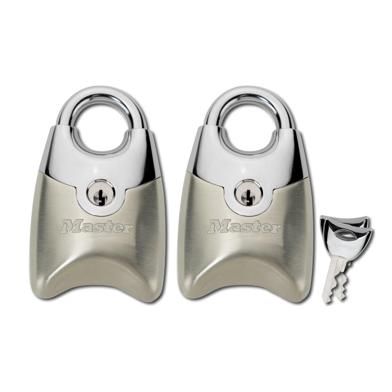 MasterLock Hangslot Fusion 20mm nikkel (2 stuks)