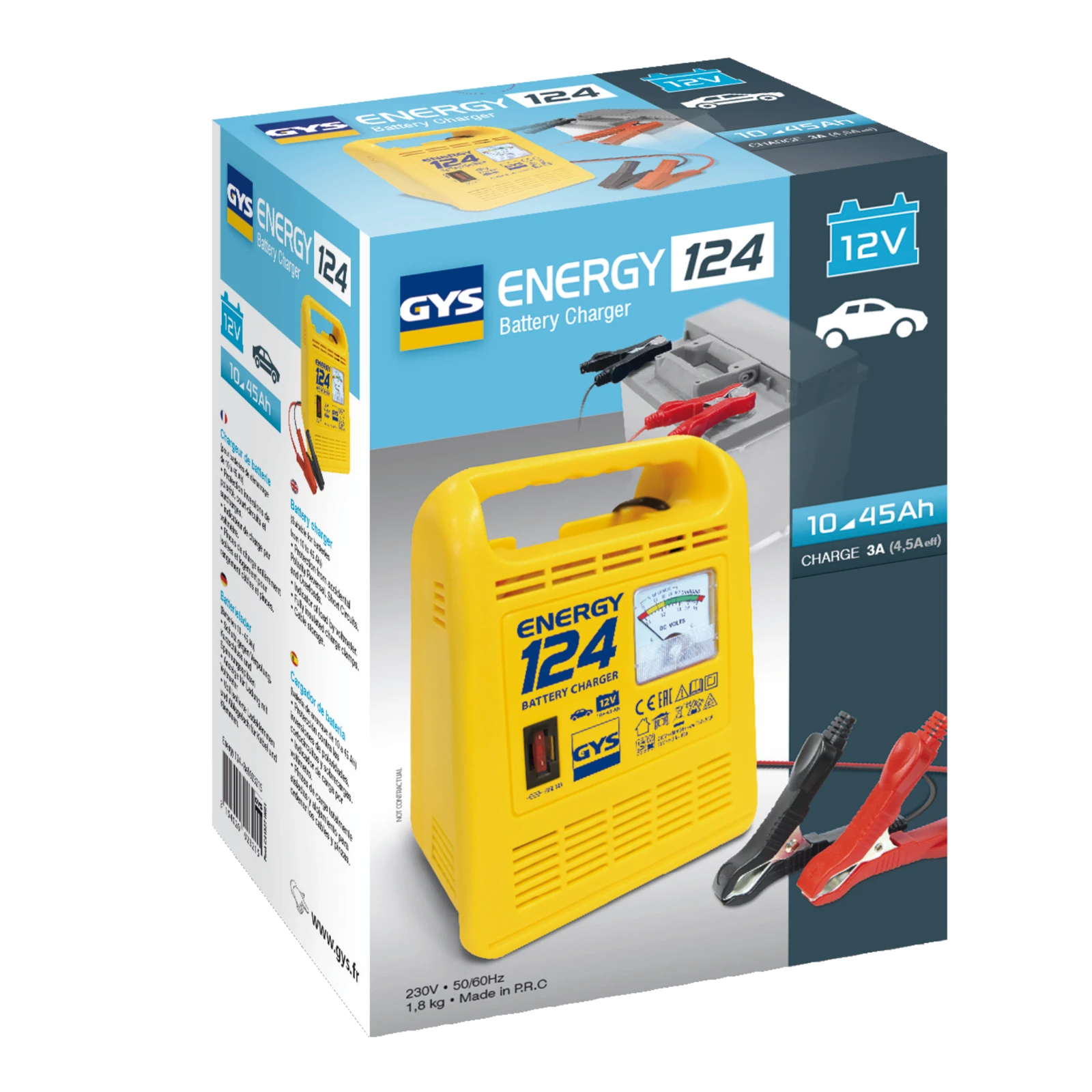 GYS Acculader ENERGY 124 traditioneel 12V