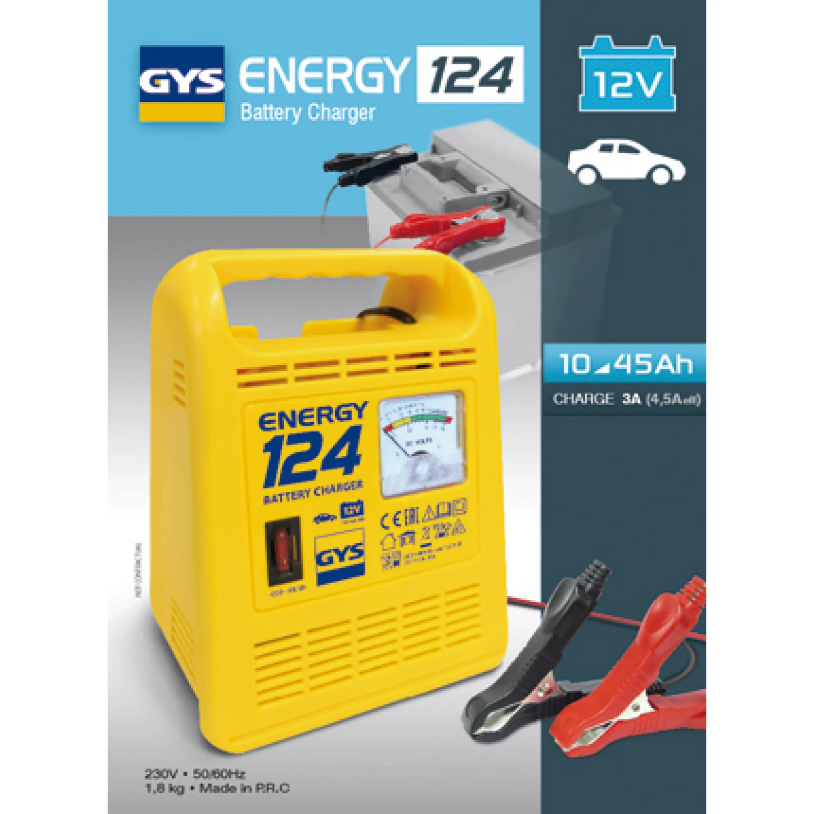 GYS Acculader ENERGY 124 traditioneel 12V