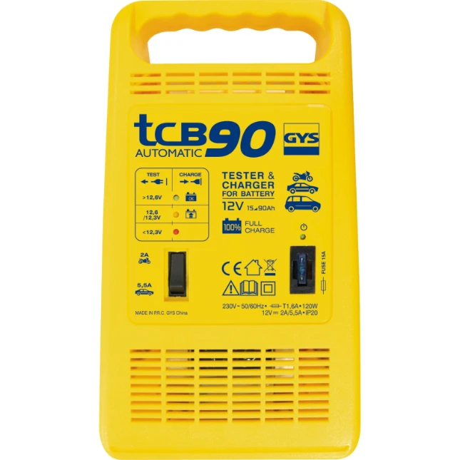 GYS Acculader TCB 90 Automatic 12V 15-90Ah