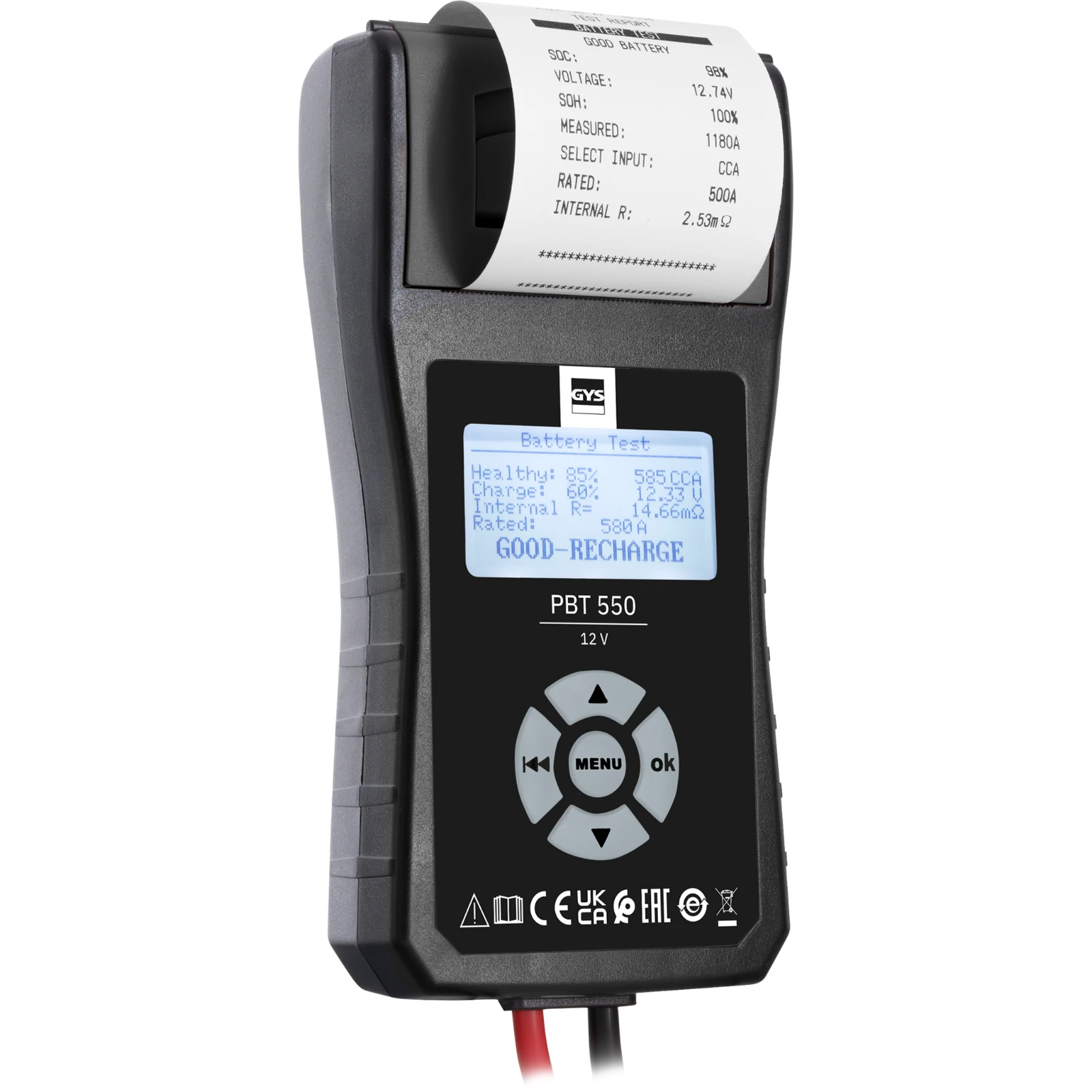GYS Accutester PBT 550 met printer