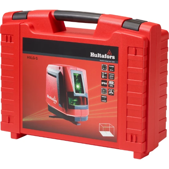 Hultafors Kruislijnlaser groen (kofferset)
