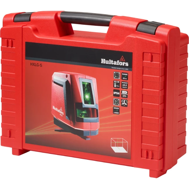 Hultafors Kruislijnlaser groen (kofferset)