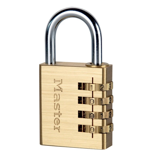 MasterLock Hangslot met cijfercombinatie 40 mm messing