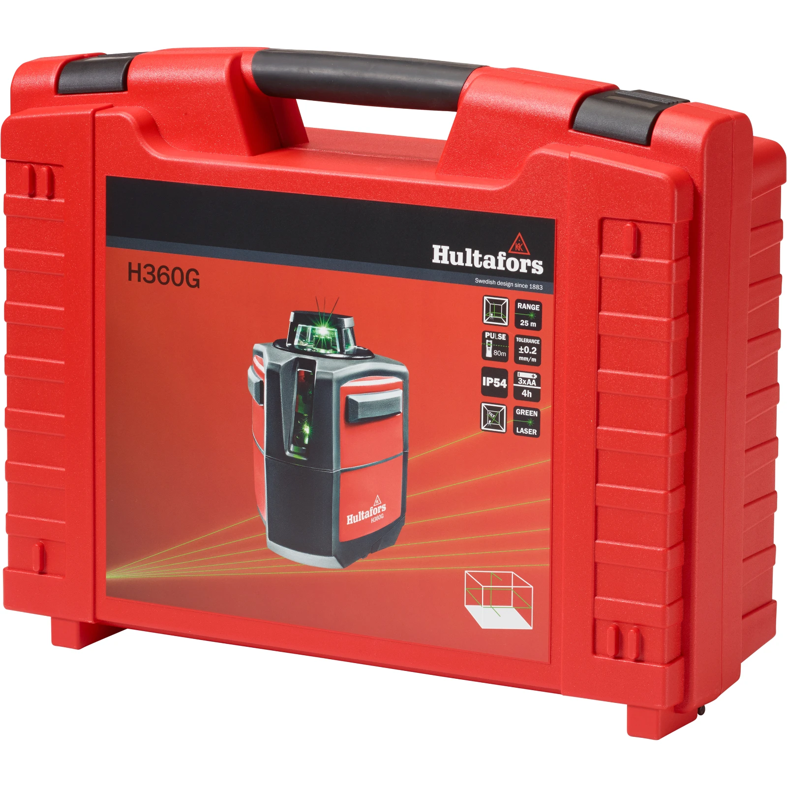 Hultafors Kruislijnlaser H360G groen
