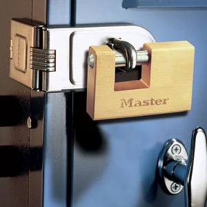 MasterLock Hangslot 63mm rechthoek - massief messing