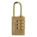MasterLock Hangslot 20mm met aluminium huis - messing afwerking