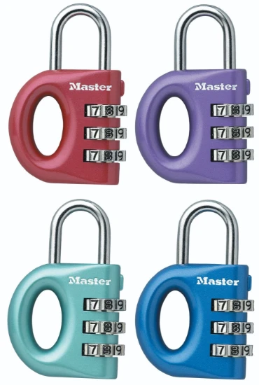 MasterLock Hangslot 30mm met cijfercode - diverse kleuren