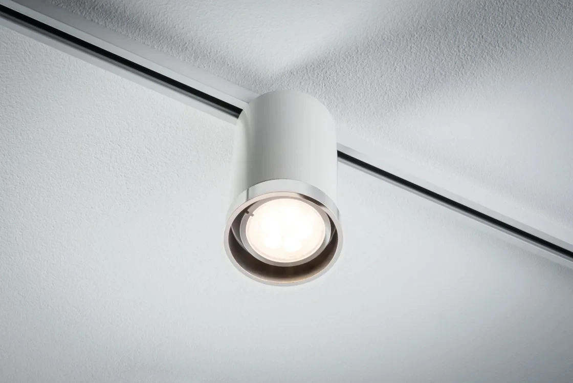 Paulmann URail LED-spot Tube 10W GU10 wit/chroom mat