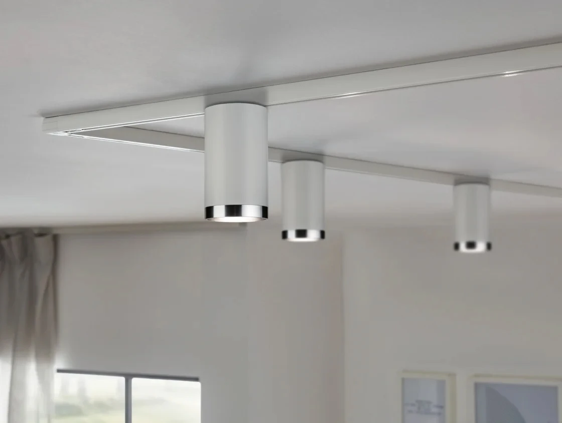 Paulmann URail LED-spot Tube 10W GU10 wit/chroom mat