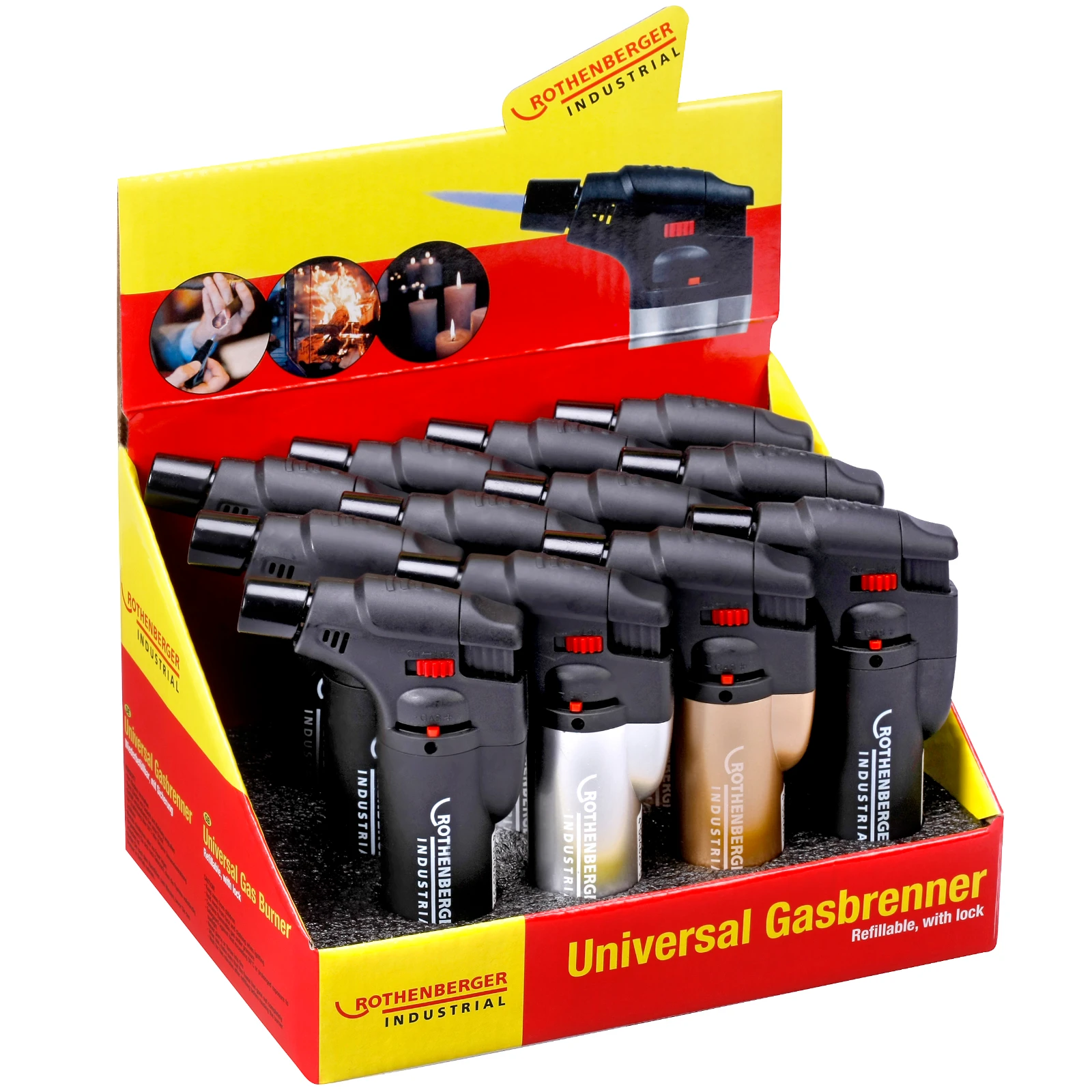 Rothenberger Gasbrander (12 stuks in display)