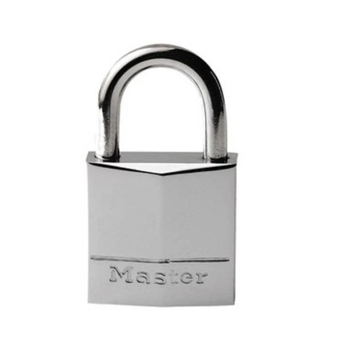 MasterLock Hangslot 30mm vernikkeld koper - beugellengte 17mm