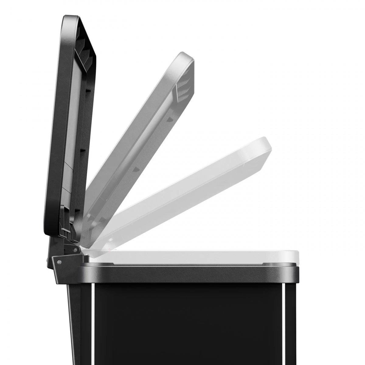 Hailo Prullenbak Oko Trio Plus L 3x9 - zwart