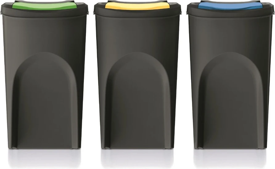 Keden Afvalbak Sorti Box - recycled black