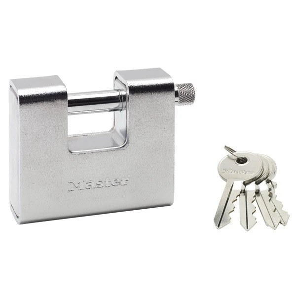 licentie klauw Blanco MasterLock Hangslot, 80mm, hardstalen pin (680EURD), Masterlock |  Veiligheid & PBM - PimXL