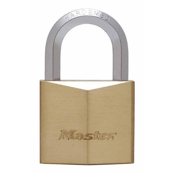MasterLock Hangslot 50mm goud - 6-kant beugel 30mm