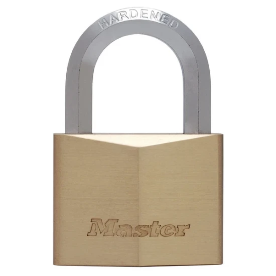 MasterLock Hangslot 60mm goud - 6-kant beugel 35mm