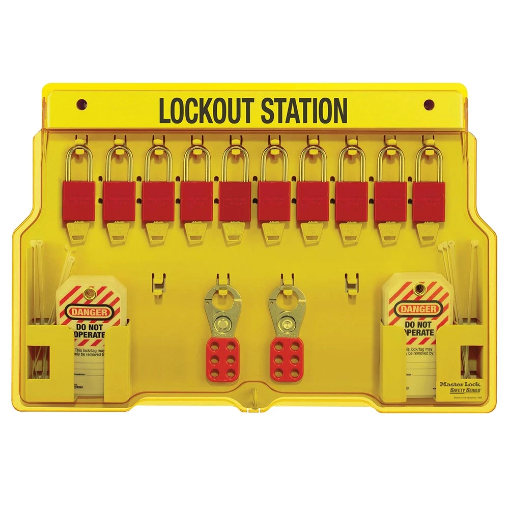 MasterLock Lockout station 10 sloten Engels