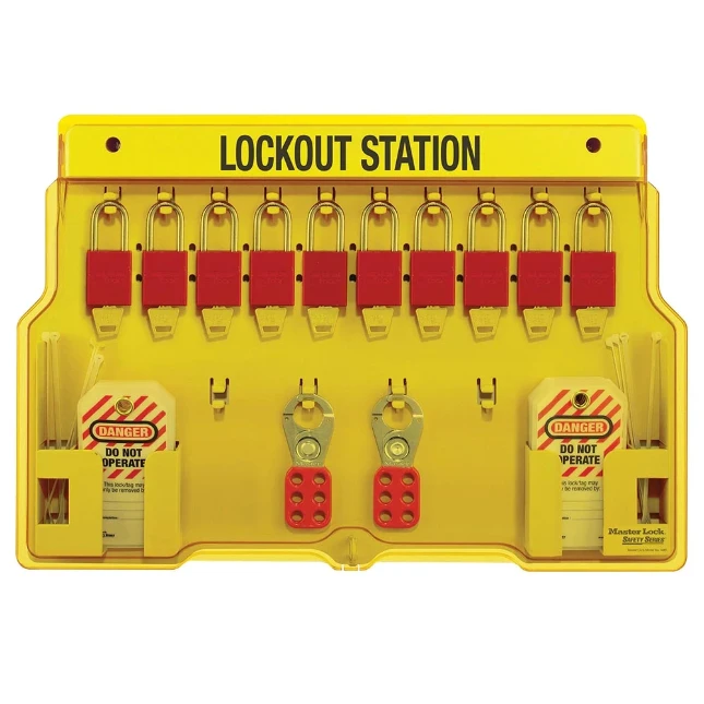 MasterLock Lockout station 10 sloten Engels