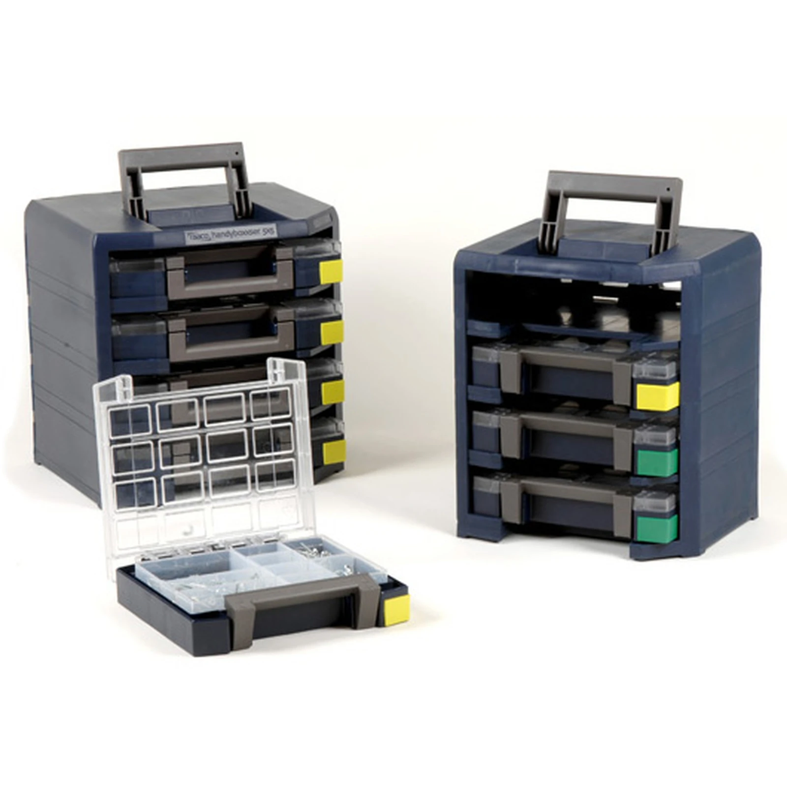 Raaco Assortimentsdoos HandyBoxxser inclusief 4 Boxxsers 5x5
