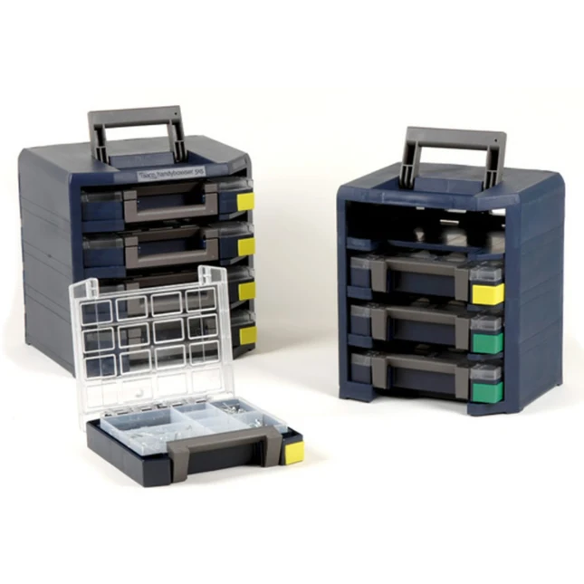 Raaco Assortimentsdoos HandyBoxxser inclusief 4 Boxxsers 5x5