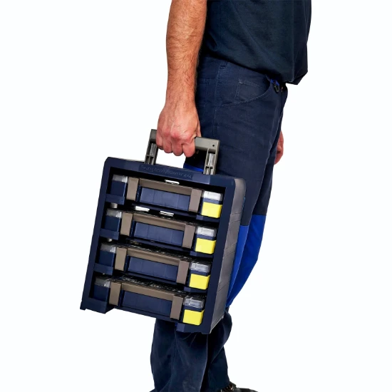 Raaco Assortimentsdoos HandyBoxxser inclusief 4 Boxxsers 5x5