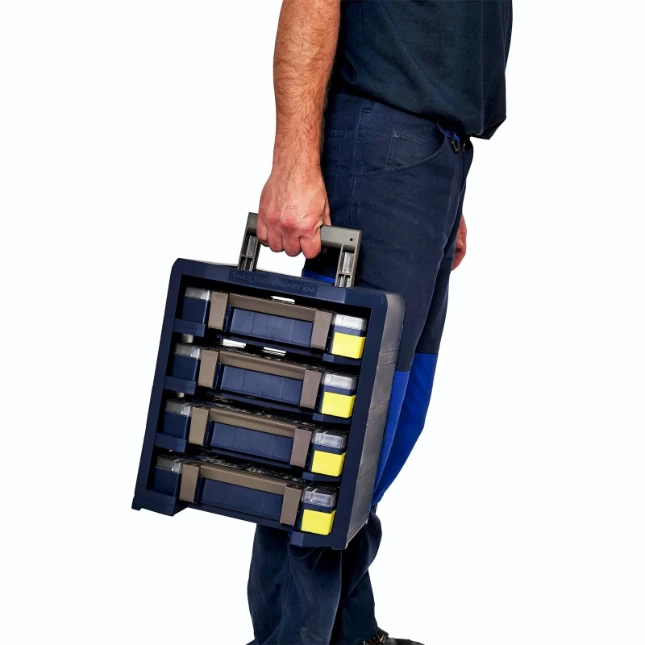 Raaco Assortimentsdoos HandyBoxxser inclusief 4 Boxxsers 5x5