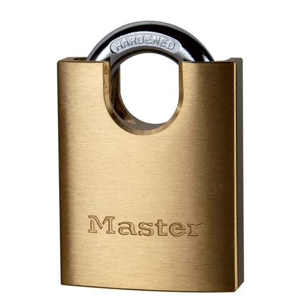 Masterlock Hangslot cilinder gehard staal met beschermde beugel Locks