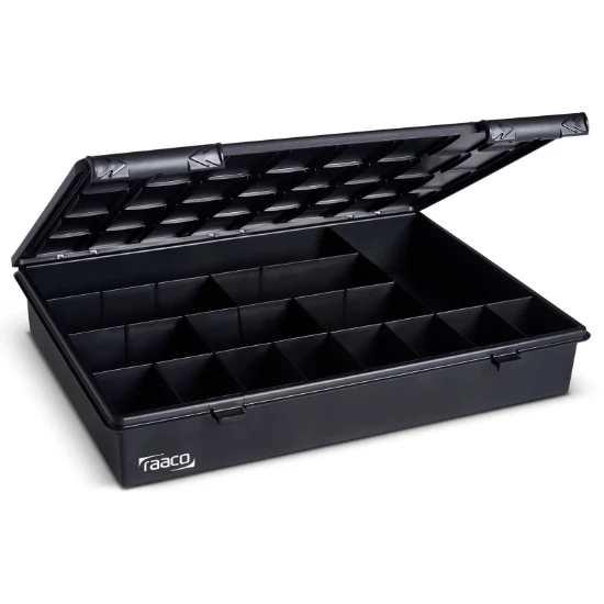 Raaco-boite 15 cases PSB4-15 ESD
