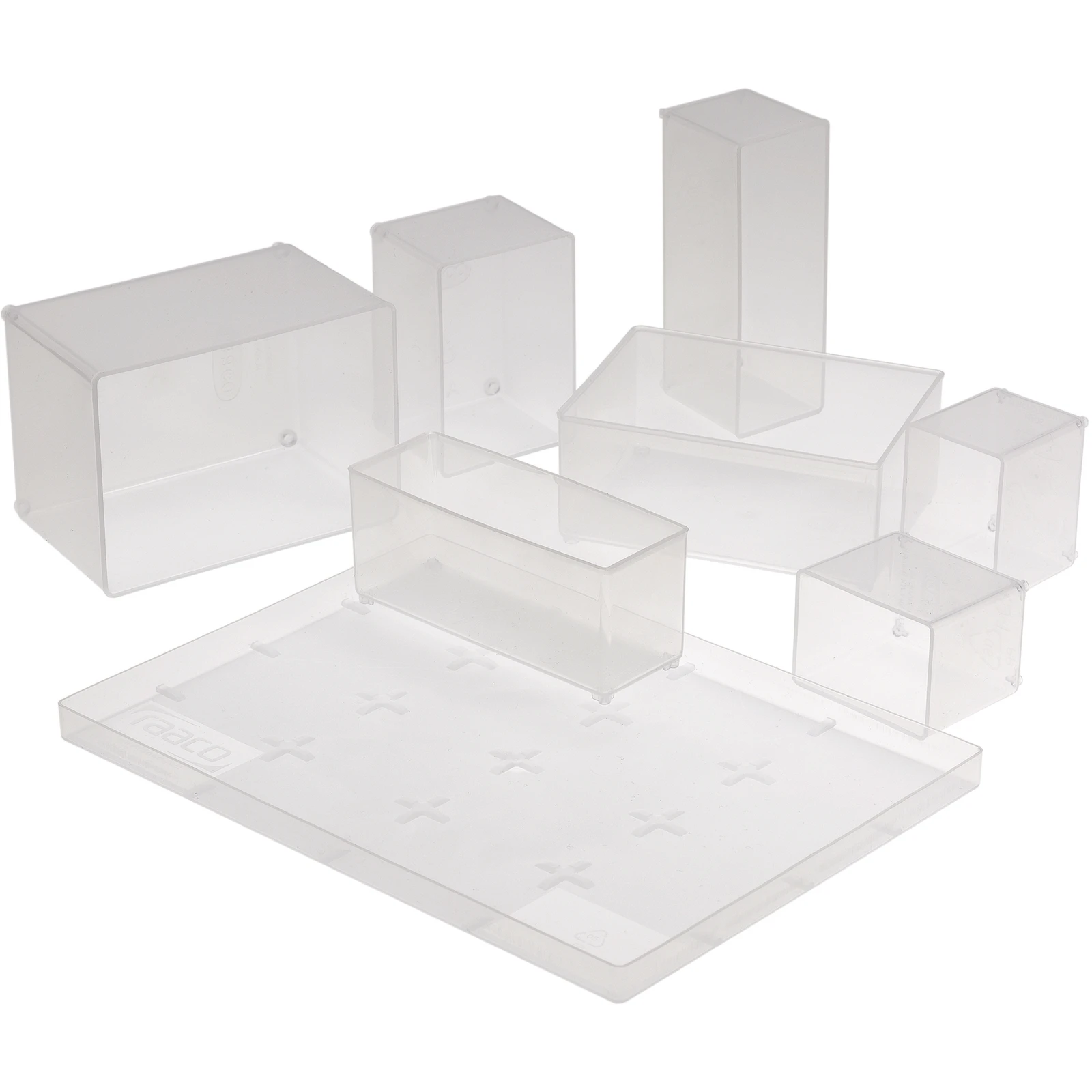 Raaco-godet en vrac A8-1, tray de 8 pieces