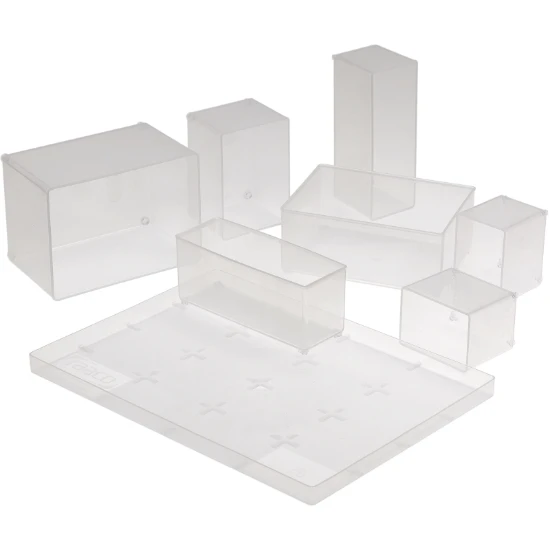 Raaco-godet en vrac A8-1, tray de 8 pieces