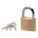 MasterLock Hangslot 60mm met beugel O9/36mm messing
