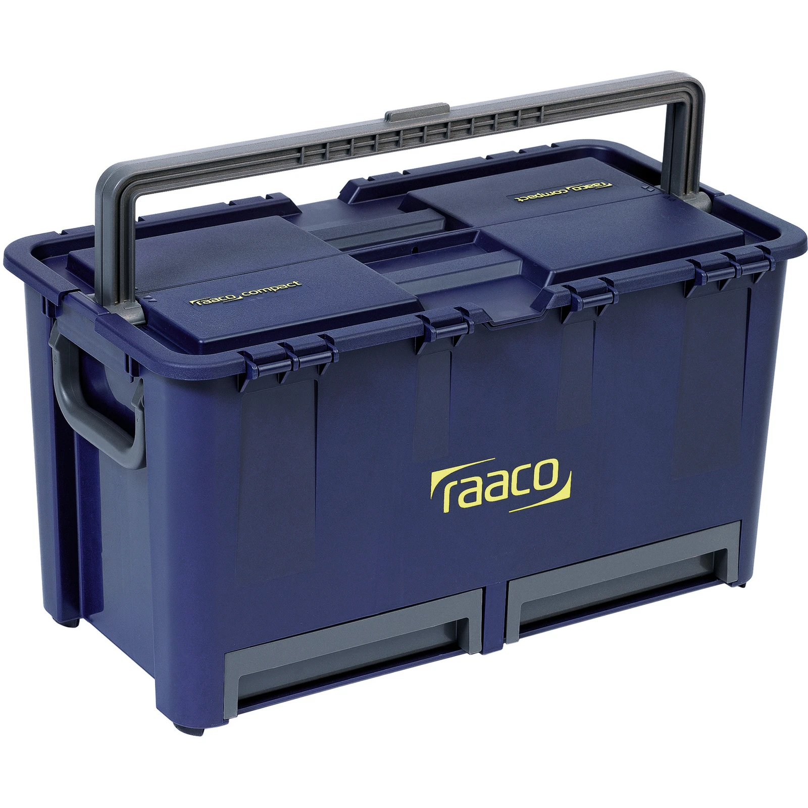 Raaco Gereedschapskist Compact 47 - met bakjes en tussenschotjes