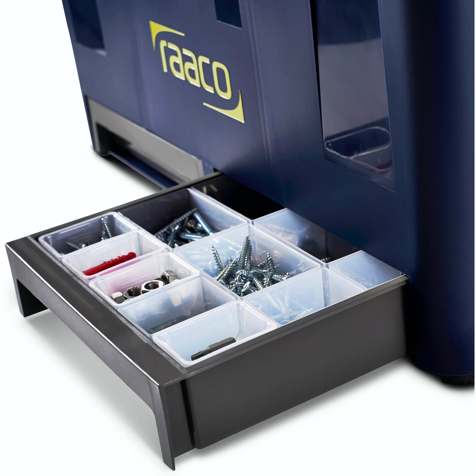 Raaco Gereedschapskist Compact 47 - met bakjes en tussenschotjes