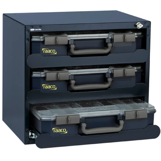 Raaco SafeBox 80 voor 3x CarryLite (leeg)