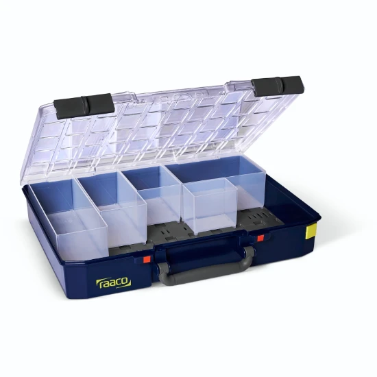 Raaco Assortimentsdoos CarryLite LMS 80 5x10 - dubbele deksel u-profiel