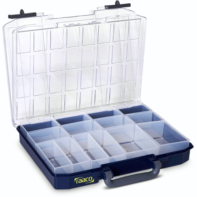 Raaco Assortimentsdoos CarryLite 55 4x8 - dubbele deksel u-profiel