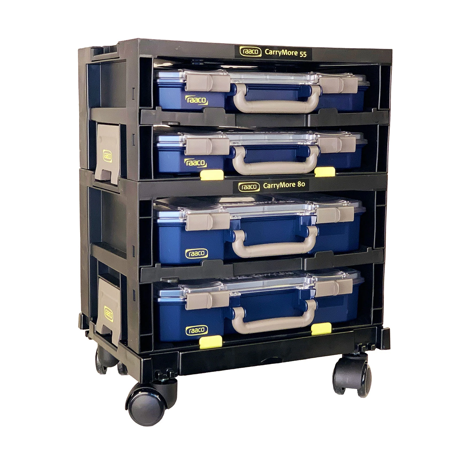 Raaco Opbergsysteem CarryMore 55 - met 2x CarryLite 55 4x8-16