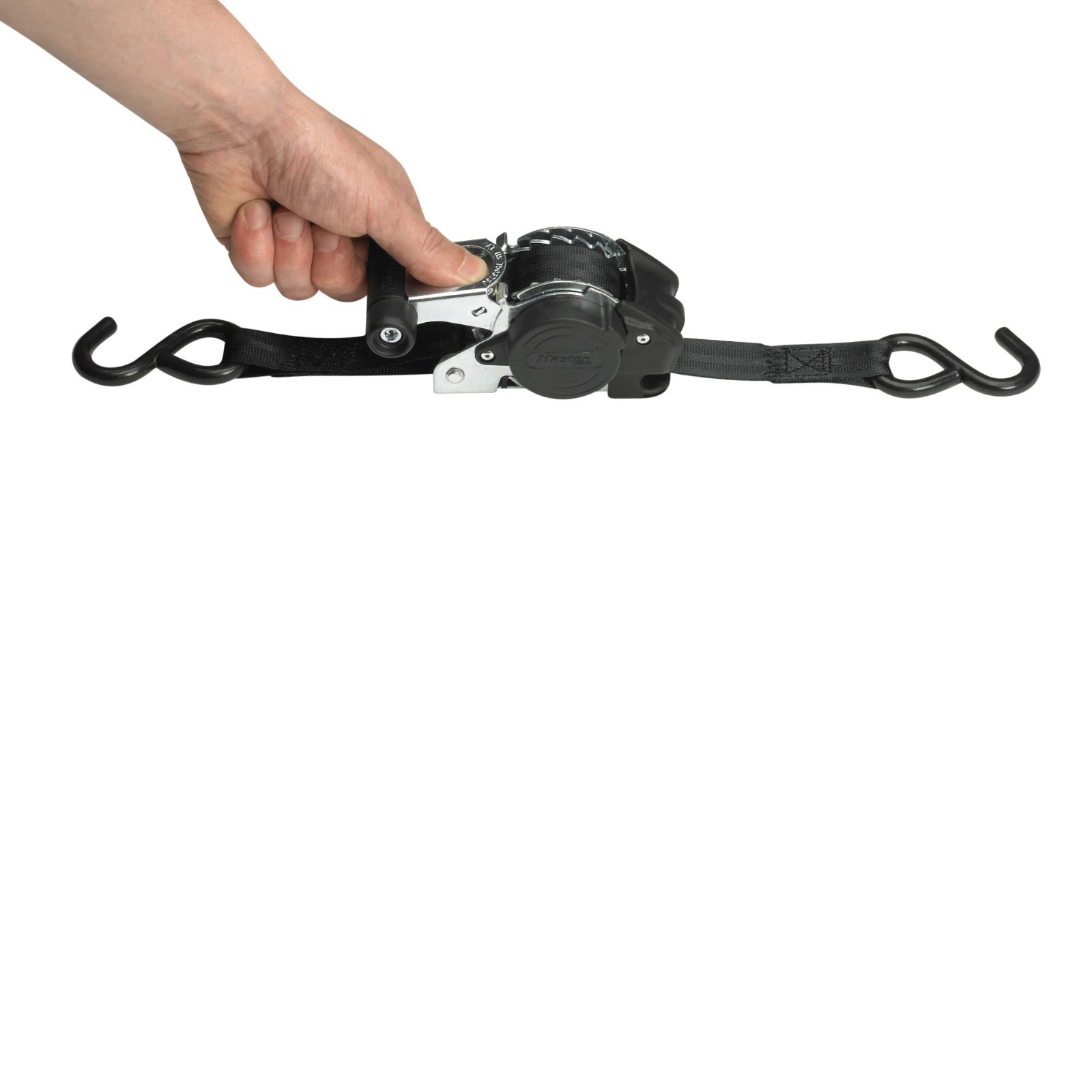MasterLock Intrekbare Spanband zwart 3m x 25 mm (set van 2)