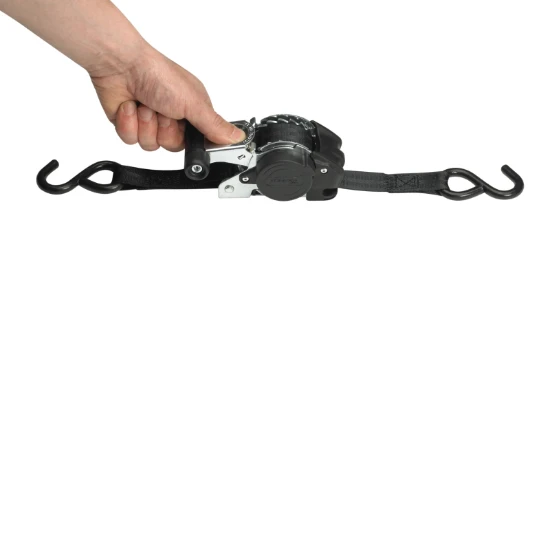MasterLock Intrekbare Spanband zwart 3m x 25 mm (set van 2)
