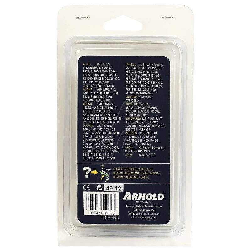 Arnold Chaîne 3-8"Lp - 1,3 Mm - 52  Dl