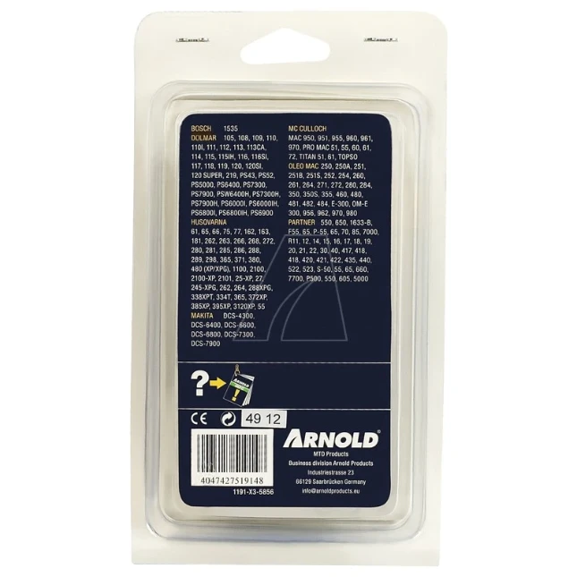 Arnold Chaîne 3-8" - 1,5 Mm - 56 Dl