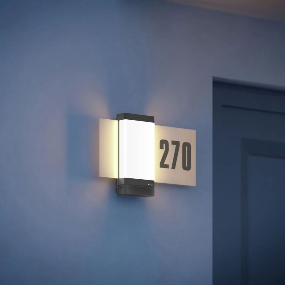 Steinel Sensor Buitenlamp L 270 digi SC antraciet - met bewegingsmelder