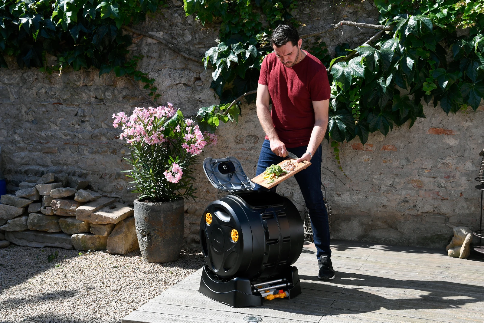 Hozelock Easymix 2in1 Tuimelcomposter