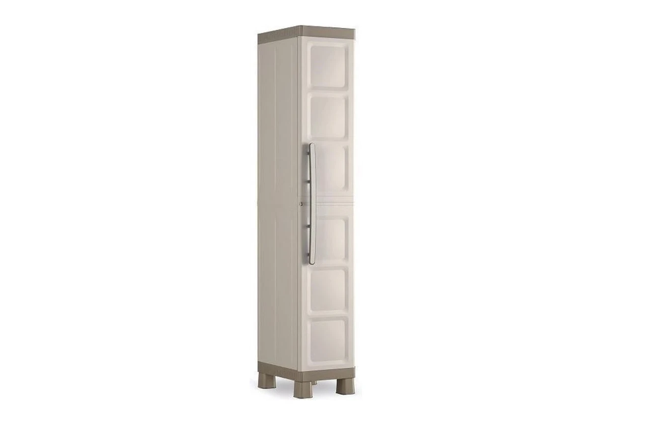 Keter Excellence Opbergkast - Badkamerkast hoog - 4 planken